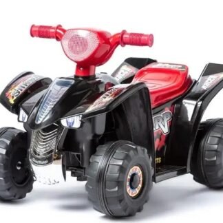 Quad 6V para niños de 1 a 3 años, i-Raspi, negro  - INDA650-AT